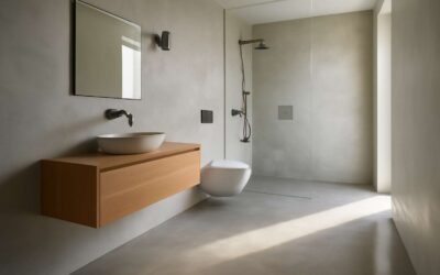 Creating Durable and Stylish Bathrooms with a Concrete Floor in Bathroom Designs