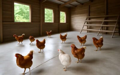 Transform Your Coop with a Durable Concrete Floor in Chicken Coop for Safer, Cleaner Fowl Housing