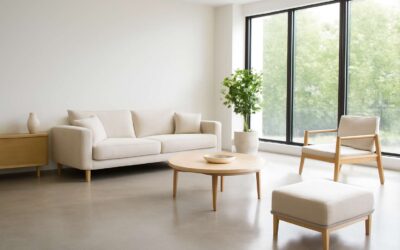 Upgrade Your Living Space with a Stunning concrete floor for living room