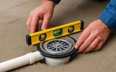 Pro tips: how to install shower trap in concrete floor for a leak-free bathroom.