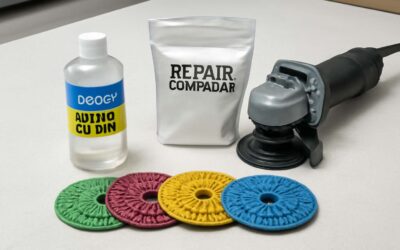Restore showroom shine with a polished concrete floor repair kit
