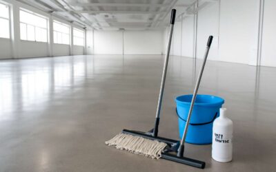 Boost Durability with concrete floor maintenance for a slick, lasting shine.