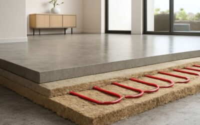 Cozy spaces start with warmth: concrete floor for insulation that saves you money