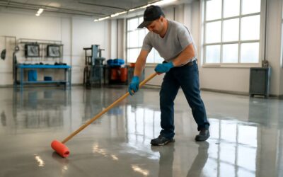 Revamp Your Space with a concrete floor top coat for lasting shine