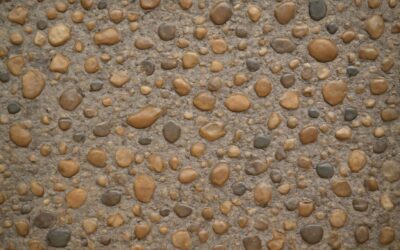 Rustic-Chic Interiors: How to style a concrete floor with rocks for texture and wow