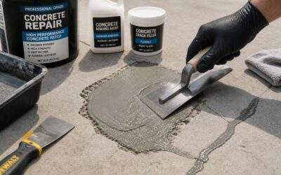 Durable concrete floor repair kit for professional results.