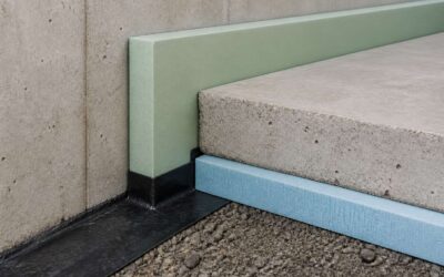 Stop heat loss with a concrete floor insulation upstand