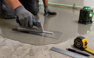 How to raise concrete floor 1 inch requires a self-leveling compound.
